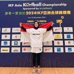 MASAYU RIZKA RIZJANNA BERSAMA TIM KORFBALL INDONESIA RAIH PERINGKAT PADA IKF ASIA KORFBALL CHAMPIONSHIP 2024